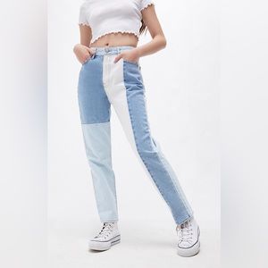 PacSun Eco Hopper Patch Mom Jeans